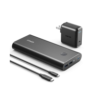 Anker PowerCore+ 26800mAh PD 45W with 60W PD Charger, Power Delivery Portable Charger Bundle for USB C MacBook Air/Pro/Dell XPS, iPad Pro 2018, iPhone 12 / Mini / 11/ Pro / XS Max / X / 8, and More 